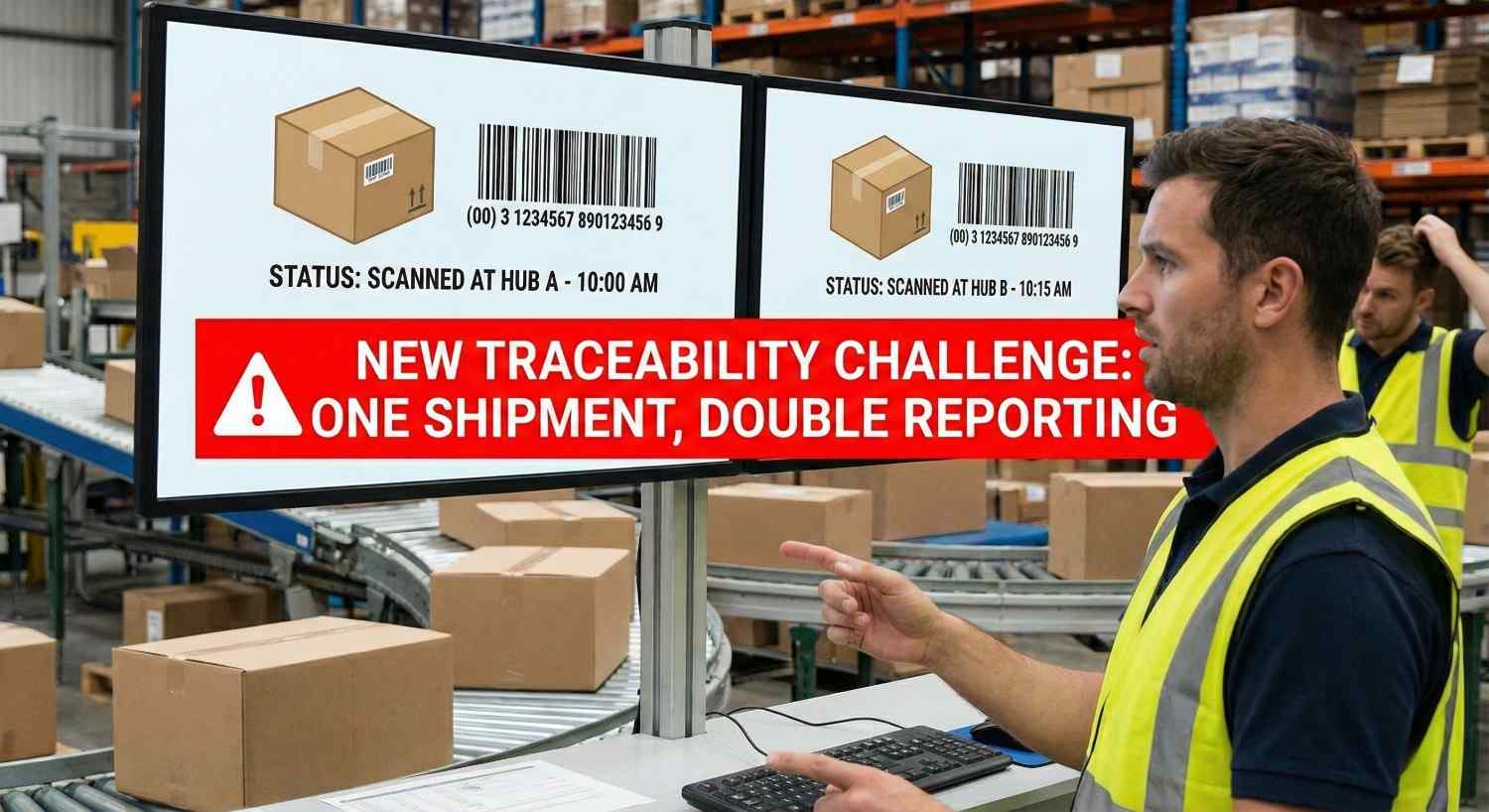 New Traceability Challenge (One Shipment, Double Reporting)