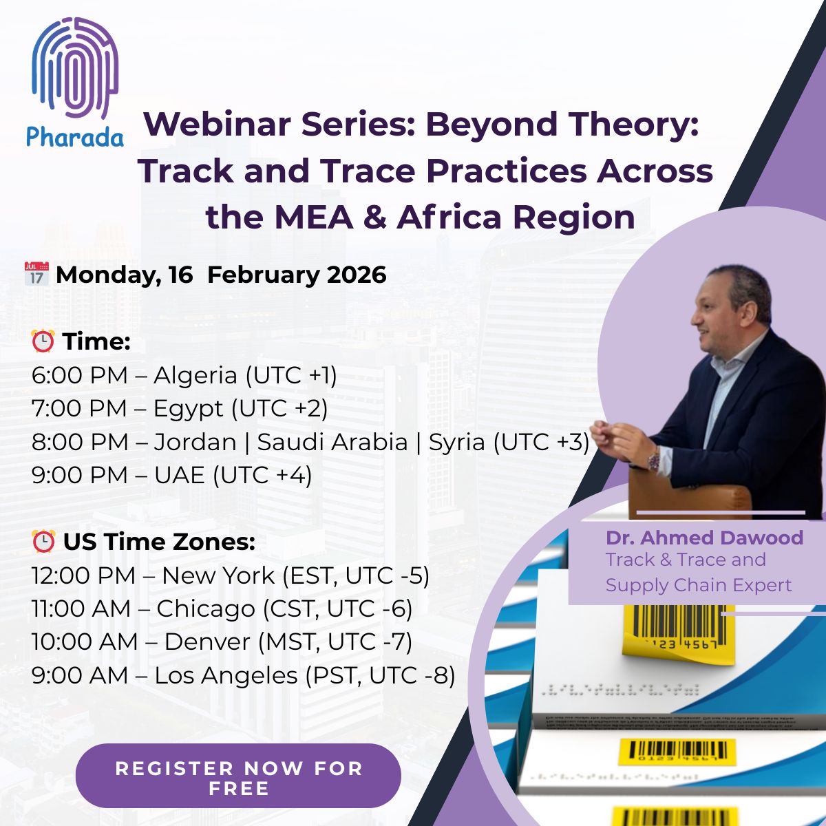 Upcoming webinar: 𝐓𝐫𝐚𝐜𝐤 & 𝐓𝐫𝐚𝐜𝐞 𝐢𝐧 𝐌𝐄𝐀